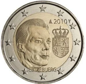 2 Euro Gedenkmünzen Luxemburg 2010