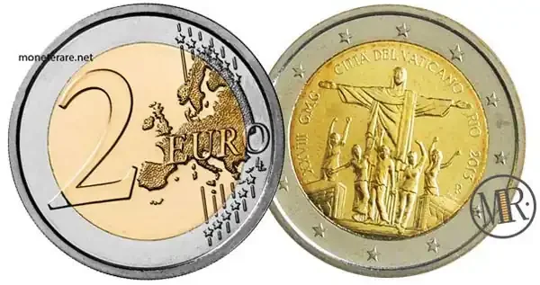 2 Euro Gedenkmünze Vatikan 2013 Vacante