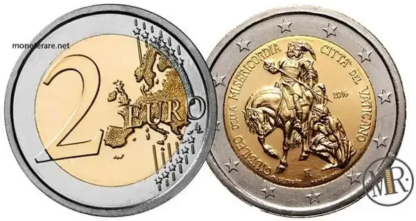 2 Euro Vatikan 2016 Jubiläum der Barmherzigkeit