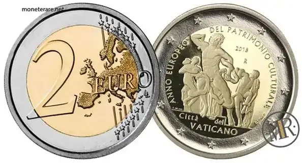 2 Euro Vatikan 2018 Kulturerbe