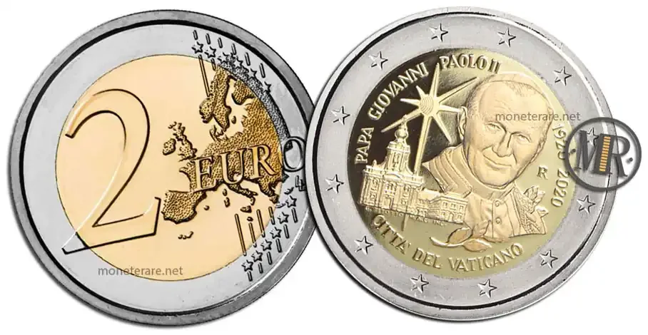 2 Euro Raritäten Johannes Paul II 2020