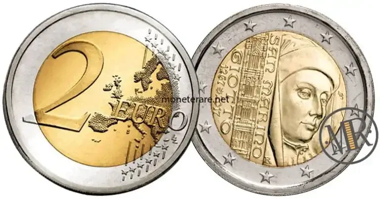 2 Euro Gedenkmünzen San Marino 2017 Giotto