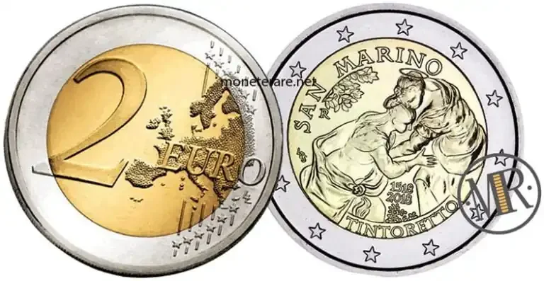 2 Euro Gedenkmünzen San Marino 2018 Tintoretto