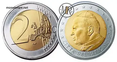 2 Euro Vatikan Papst Johannes Paul II 2002