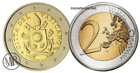 2 Euro Raritäten Vatikan fünfte Serie 2017