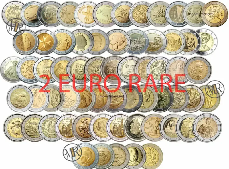 Katalog der seltenen 2-Euro-Münzen