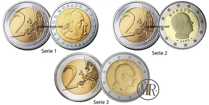 2 Euro Raritäten von Monaco
