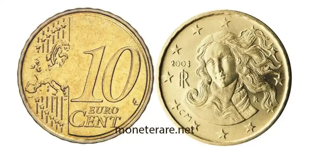 10 Cent Euro Münze Botticelli