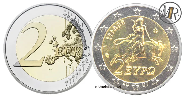 2-Euro-Münze Griechenland 2007