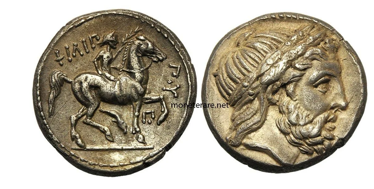 Makedonien Philipp II 359-336 v. Chr. Tetradrachme