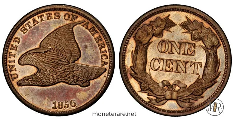 monete-americane-rare-Centesimo-dollari-rari-1856-Flying-Eagle-most-valuable-pennies