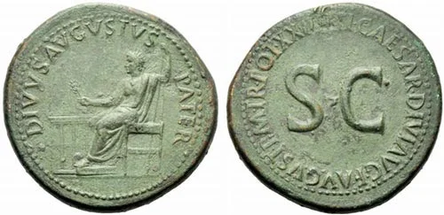 Sesterz: Römische Imperiale Münze
