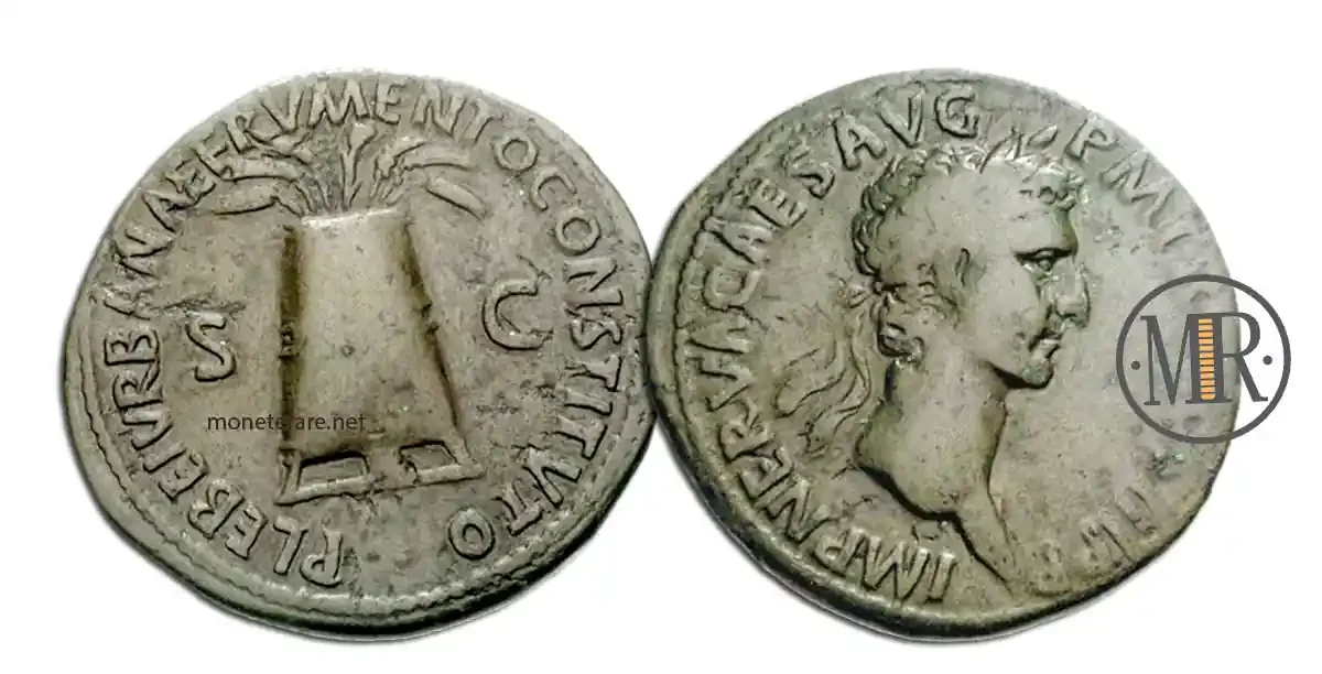 römische Münzen Sesterz Kaiser Nerva