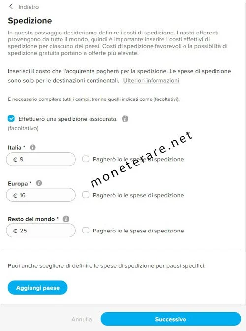 come vendere monete online all