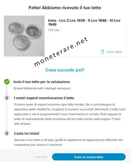 come vendere monete online all