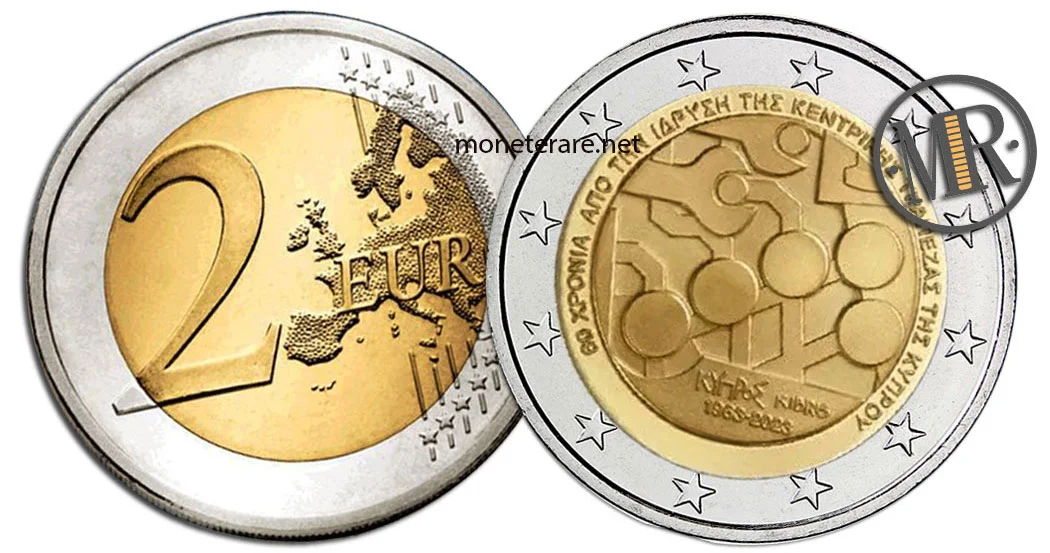 2 Euro Gedenkmünzen 2023 - Zypern Stiftung Zentralbank von Zypern