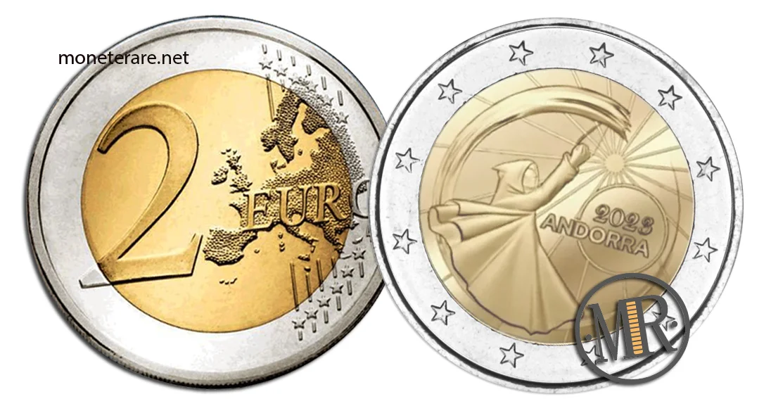 2 Euro Andorra 2023 Sommersonnenwende