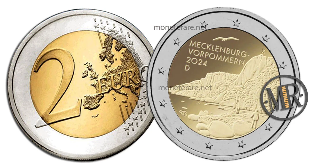 2 Euro Gedenkmünze Deutschland 2024 Königsstuhl