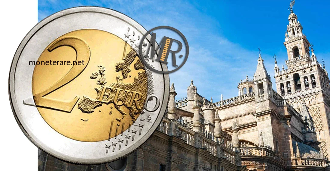 2 Euro Spanien 2024 Kathedrale von Alcàzar und Archiv der Indien