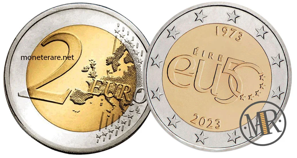 2 Euro Irland 2023 – Europäische Union — Münzvorderseite