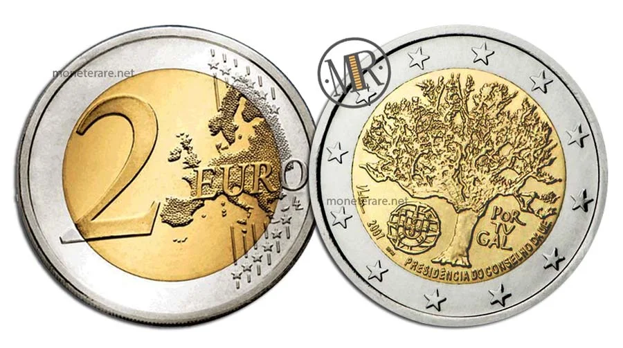 2-Euro-Gedenkmünze Portugal 2007 Präsidentschaft des Rates