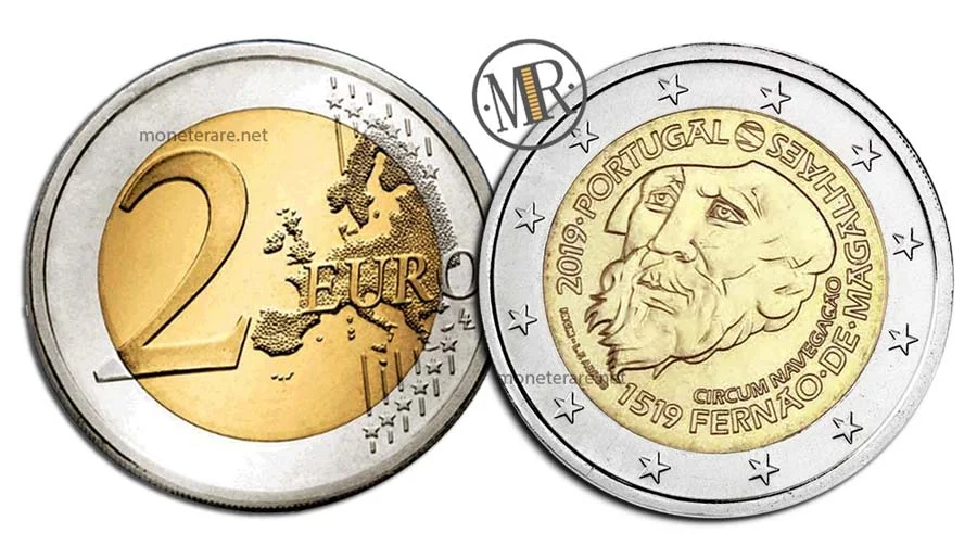 2-Euro-Gedenkmünze Portugal 2019 Magellan