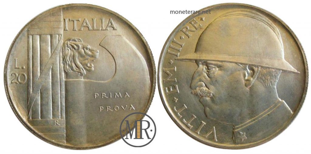 20 Lire 1928 Cappellone - ERSTE PROBE