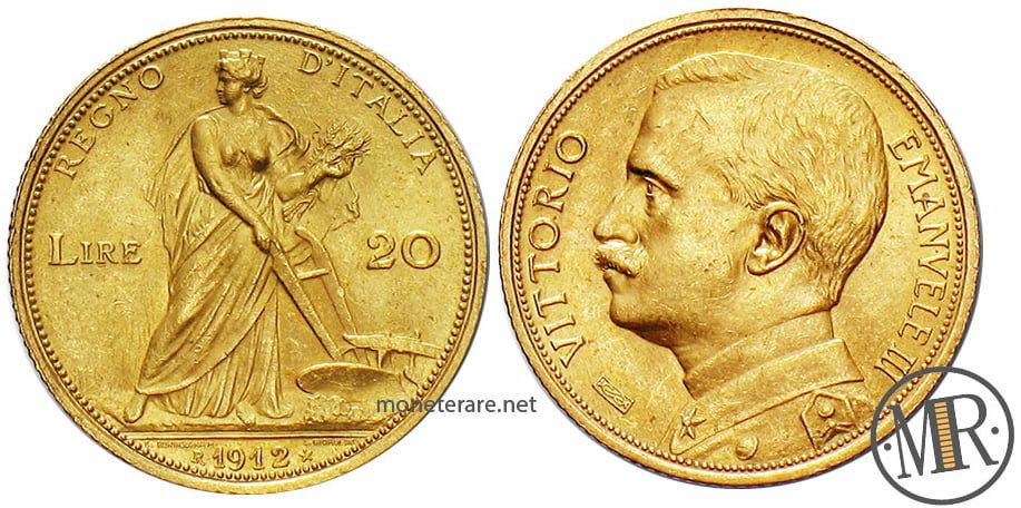 20 Lire Pflügerin