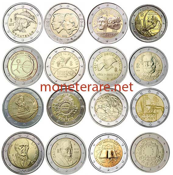 eurocollezione: die 2 Euro Gedenkmünzen