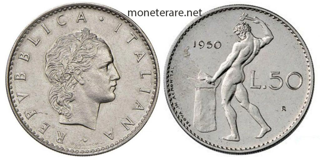 50 Lire Vulcano 1950 PROBE