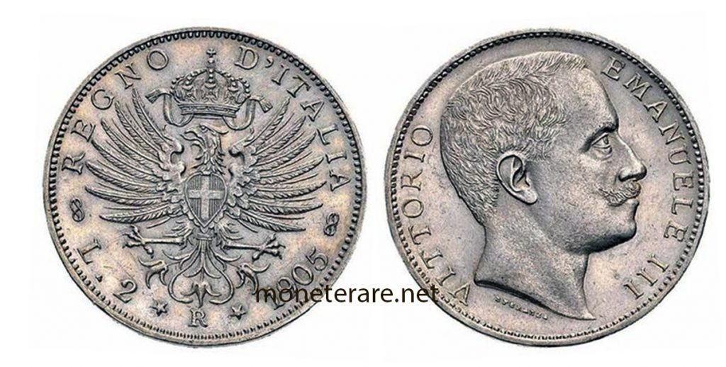 2 Lire Vittorio Emanuele III