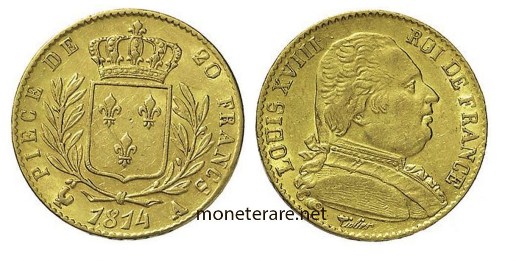 Napoleondor Ludwig XVIII – 20-Franken-Gold