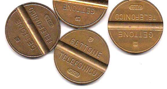 Italienische Telefonmünze