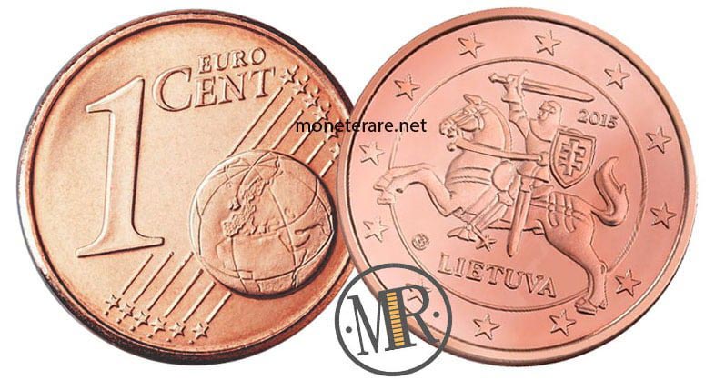 1 Eurocent von Euro Litauen