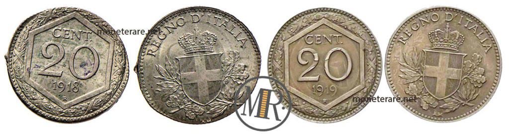 20 Centesimi Esagono Riconio