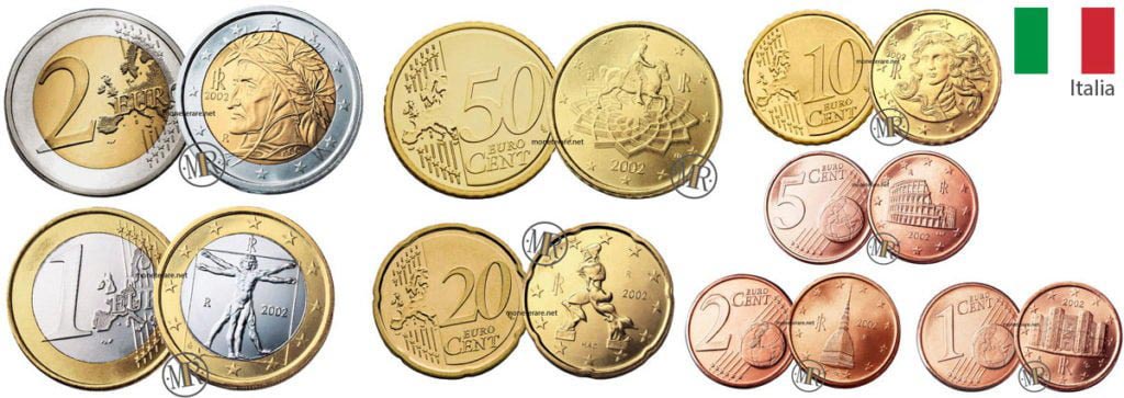 Euro-Münzen Italien