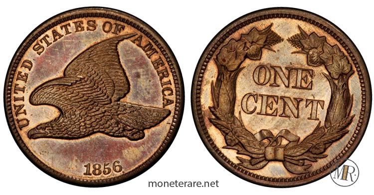 wertvolle-1-cent-münzen-1856-Flying-Eagle