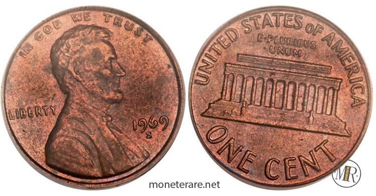 seltene-amerikanische-münzen-1969-S-Lincoln-Penny-Fehlprägung