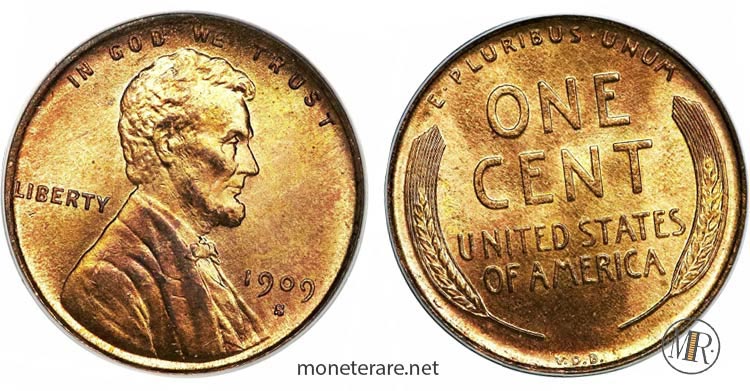 seltene-amerikanische-münzen-1909-S-VDB-Lincoln-Penny-1-Cent-usa
