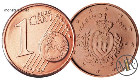 1 Eurocent San Marino Zweite Serie