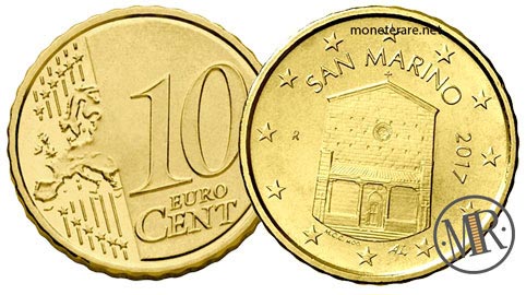10 Eurocent San Marino Dritte Serie