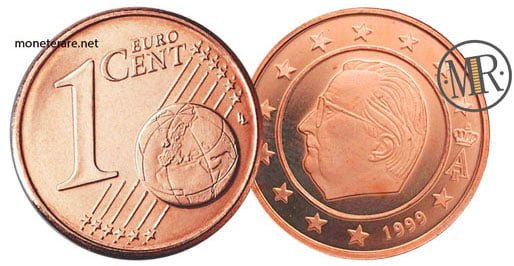 1 Cent Euro Belgien Erste Serie