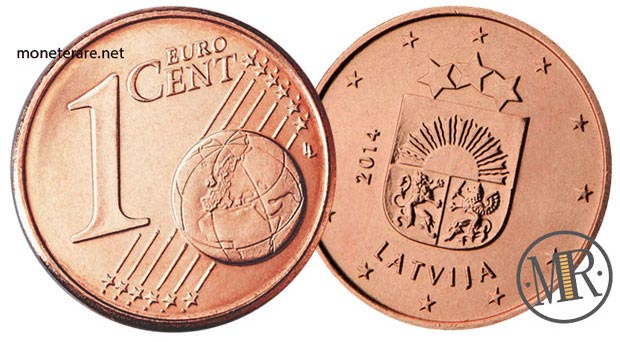 1 Eurocent Lettland
