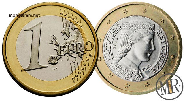 1 Euro Lettland