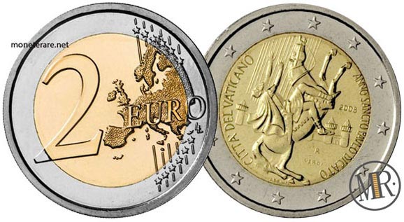 2 Euro Commemorativi Vaticano  2008 San Paolo
