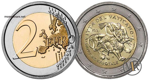 2 Euro Commemorativi Vaticano  2010