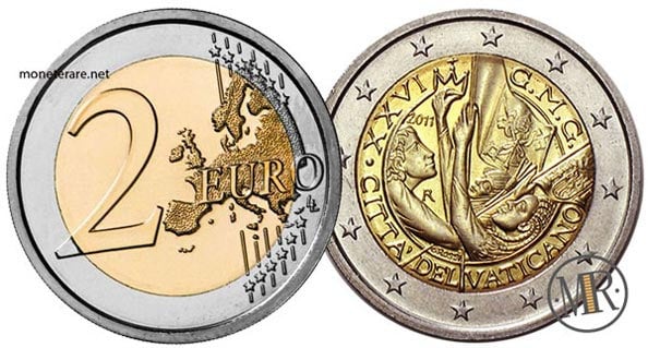 2 Euro Commemorativi Vaticano  2011