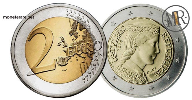 2 Euro Lettland