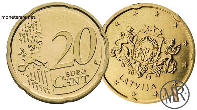 20 Eurocent Lettland