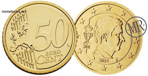50 Eurocent Belgien Vierte Serie